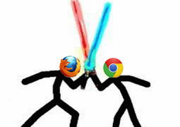 epic battle between firefox and chrome