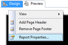 picture showing user where to click in the report